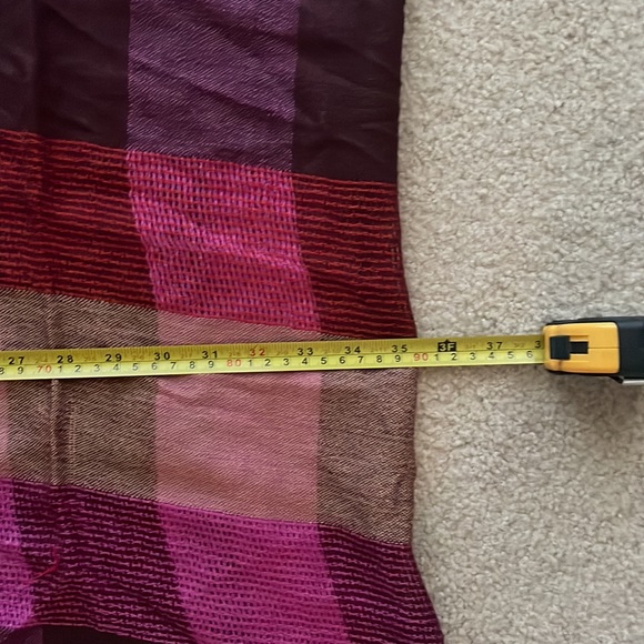 Pink & Purple Plaid Infinity Scarf - Picture 5 of 5